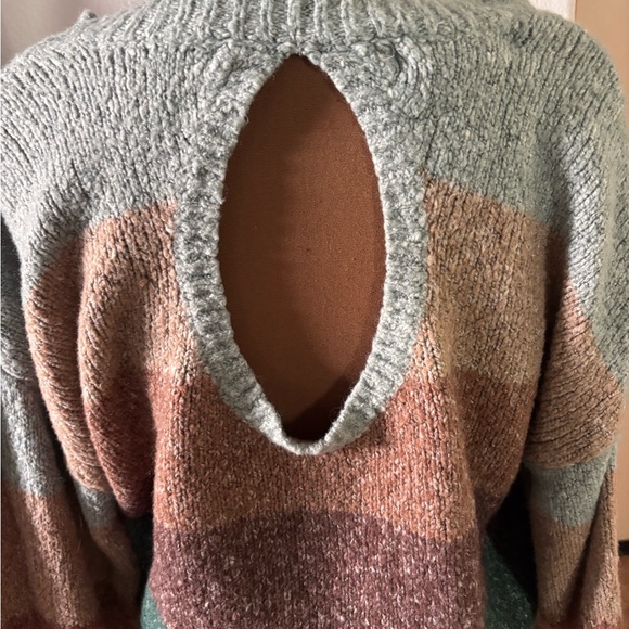 Jed Saltwater LUXE Multicolor Striped Sweater so soft size medium. - Picture 8 of 15